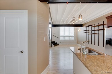 View as you open the front door. The door on the l