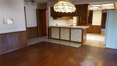 This large room next to the kitchen was used as a 