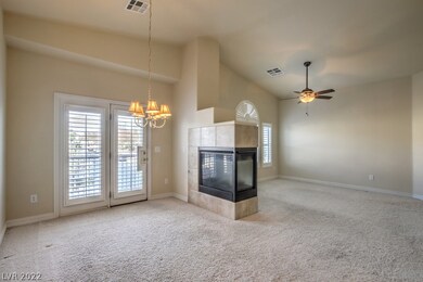 Looking from entry to dining area and living room