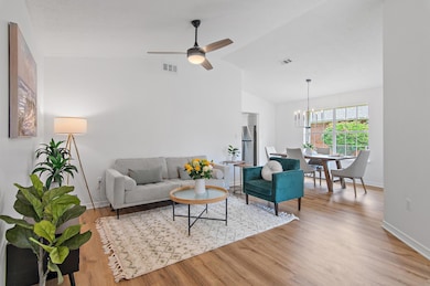 Open Living and Dining