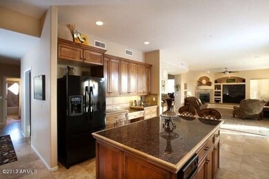 Kitchen Looking Into Family Room
