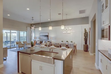 Kitchen with spacious island