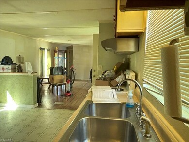 From the kitchen looking into the living room