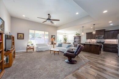 Living Room into Kitchen