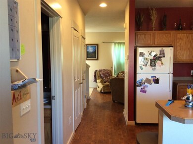 1/2 bath +  hall, living, kitchen, dining