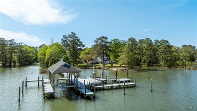 The property includes a commercial grade pier with