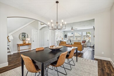 A stunning view of the open flow of the home and F