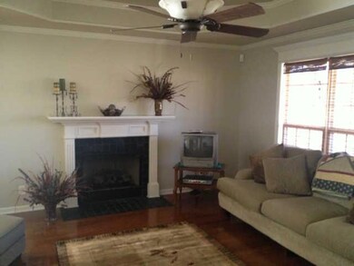 Great room features gas fireplace.
