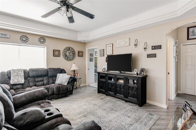 Looking into living room,