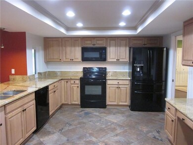 GRANITE COUNTERS & RECESSED LIGHTING!