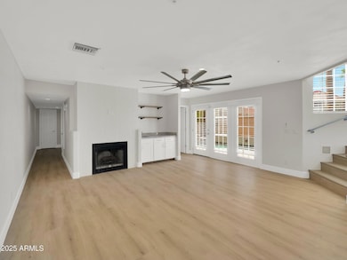 na 113 fr new fireplace french doors to