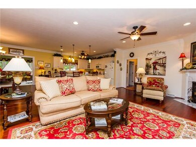 Open Formal Living Room, Crown Molding, Wood Flooring