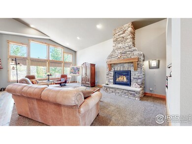 Gorgeous gas fireplace is the focal point of the main floor.