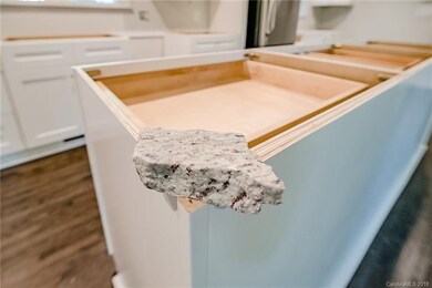 Color sample of granite counters to be installed i