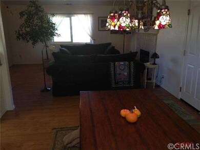 The dining nook is spacious and flows nicely betwe