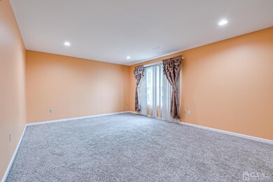 Large Living room With Recess Lights