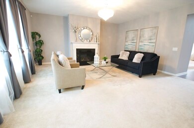 On the other side of the formal dining room is the great room.