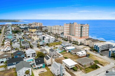 Bird's eye view of a large body of water