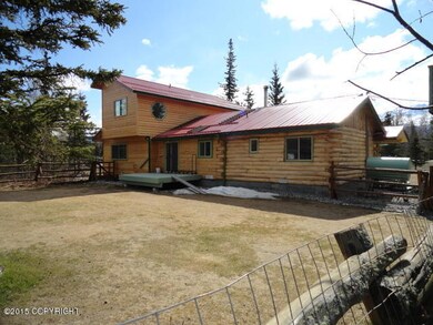 back yard area