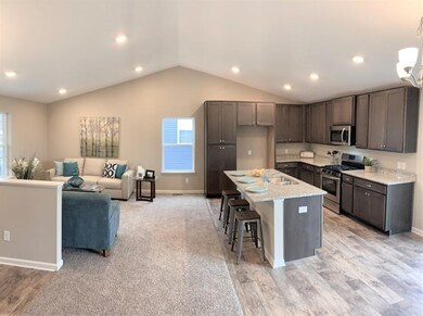 Designed with an open-concept design with modern n