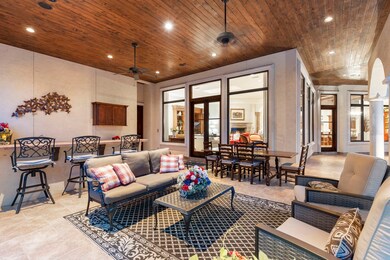 Two Texas Pit Crafters® high capacity gas burners with electric ignition; larger unit is recessed below counter level to accommodate oversized (lobster) boiling pot.