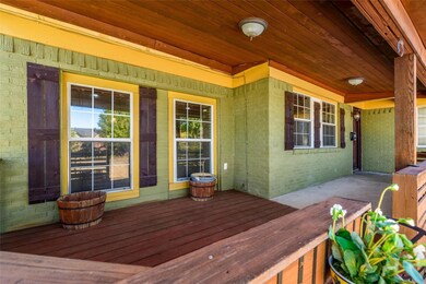 View of deck