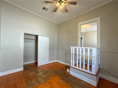 Bedroom 1, located off of the living room.