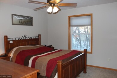 Master bedroom with walk in closet