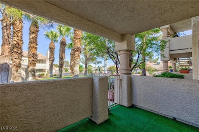 Balcony with a residential view