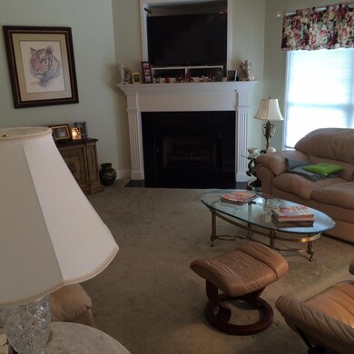 Living Room with Fireplace