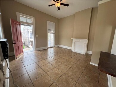 Living and kitchen area
