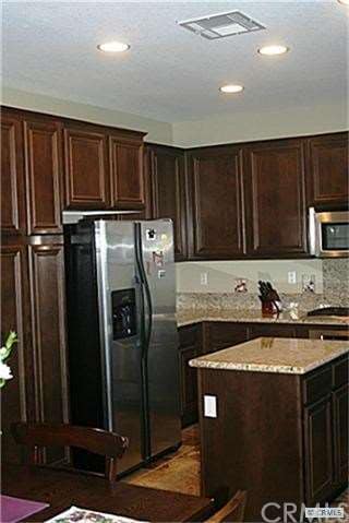 kitchen showing  how spacious