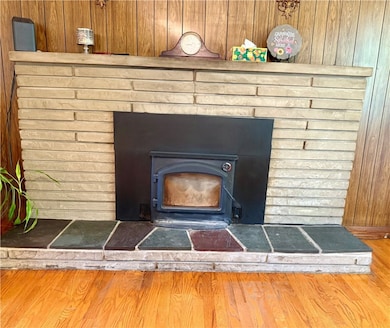 Stone Fireplace