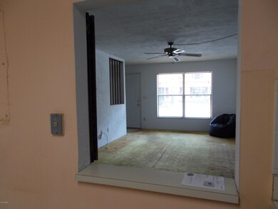 from kitchen pass thru to livingrm