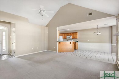The home offers a great flow between the living sp