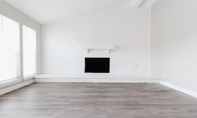 Statement piece in the living room. Beautiful fire