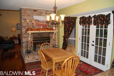 Breakfast Area with double sided wood burning fire