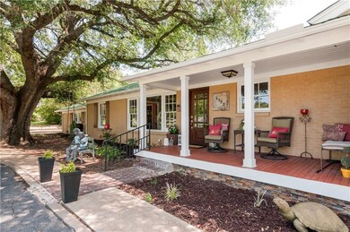 Beautiful front porch. Such a serene setting.