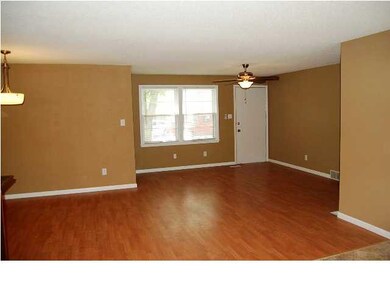 View of living room from kitchen