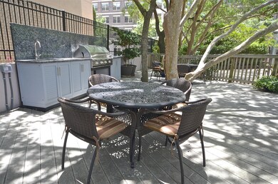 Enjoy shady grilling area