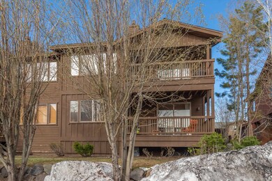 Relax on your back deck after a long day of skiing