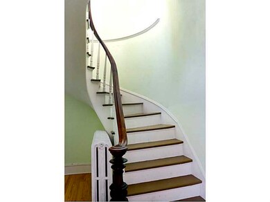 Entry. front hall/staircase , original detail, uni