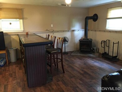 Newer Wood Stove, Bar and