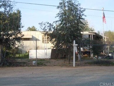 Chain link fence around the property.