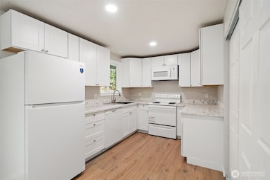 New everything in this beautiful kitchen. All new appliances, too!