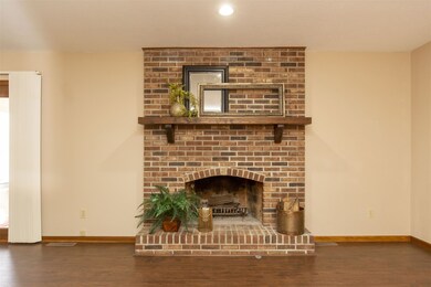 Wood burning fireplace with gas starter