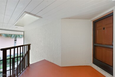 Hall with a textured wall