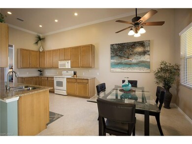 Light and bright with kitchen opening into the mor