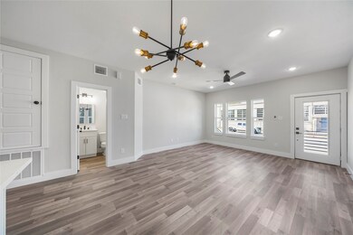 Half bath off the living room. Photos of a differe