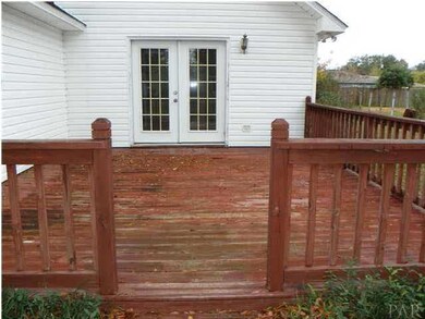 Wonderful Wooden Deck on back of Home